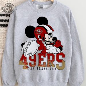 NFL San Francisco 49ers Mickey Mouse Disney Football T Shirt Youth