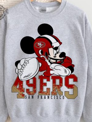 Customized Football Team Sweatshirt Choose Nfl Football Teams Inspired Mickey Mouse Shirt Game Day Shirt Football Season Shirt revetee 7