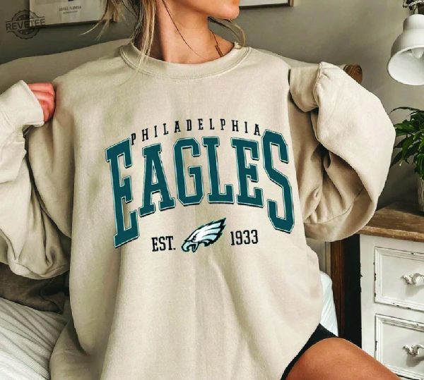 Retro Philadelphia Eagles Sweatshirt, Gifts For Eagles Fans