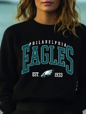 Philadelphia Football Shirt Vintage Philadelphia Football Tshirt America Football Sweatshirt Football Fan Gift Bird Gang Hoodie revetee 2