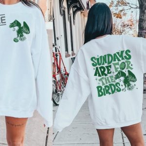 Sundays Are For The Birds Sweatshirt Eagles Shirt Philly Football Shirt Eagles Football Fan Game Day Tee revetee 2