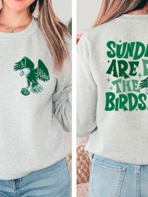 Sundays Are For The Birds Sweatshirt Eagles Shirt Philly Football Shirt Eagles Football Fan Game Day Tee revetee 3