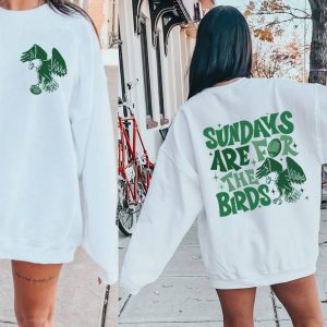 Sundays Are For The Birds Sweatshirt Eagles Shirt Philly Football Shirt Eagles Football Fan Game Day Tee revetee 4