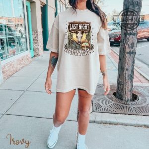 last night we let the liquor talk shirt sweatshirt hoodie double sided morgan wallen lyrics tshirt retro bull country music shirt western cowboy wallen hardy shirt laughinks 2