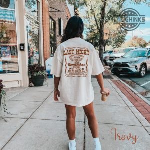 last night we let the liquor talk shirt sweatshirt hoodie double sided morgan wallen lyrics tshirt retro bull country music shirt western cowboy wallen hardy shirt laughinks 3