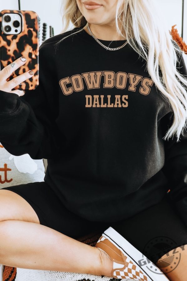 Cowboys Football Shirt Football Season Sweatshirt Dallas Gameday Tshirt Gift For Her Dallas Hoodie Dallas Football Shirt giftyzy 4