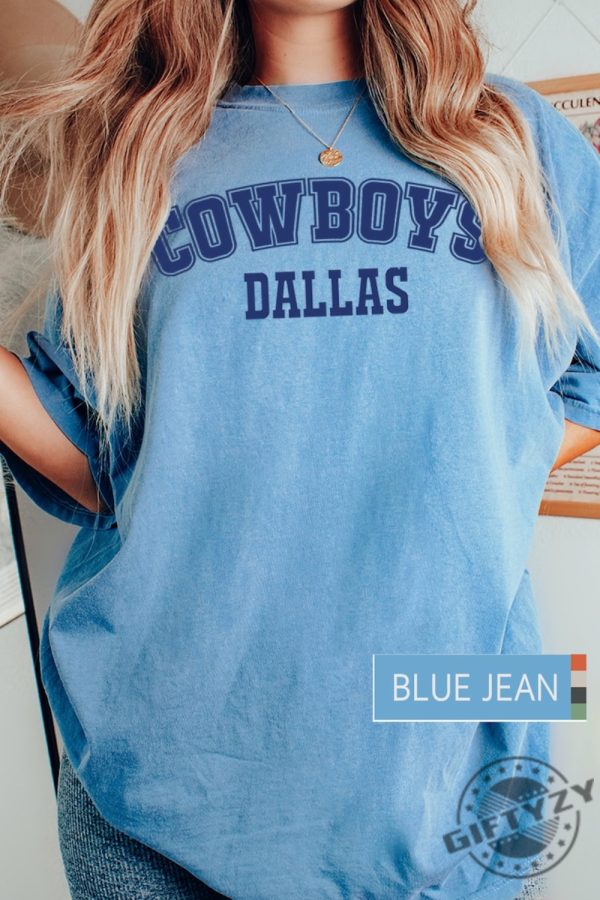 Cowboys Football Shirt Football Season Sweatshirt Dallas Gameday Tshirt Gift For Her Dallas Hoodie Dallas Football Shirt giftyzy 6