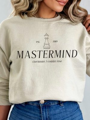 Midnights Era Crewneck Mastermind Lyrics Taylor Sweatshirt Midnights Album Merch Gift For Swift Fan Eras Tour Crewneck Gift For Her revetee 3