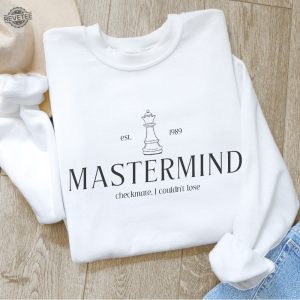 Midnights Era Crewneck Mastermind Lyrics Taylor Sweatshirt Midnights Album Merch Gift For Swift Fan Eras Tour Crewneck Gift For Her revetee 4