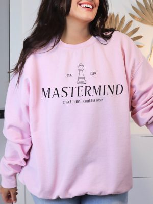 Midnights Era Crewneck Mastermind Lyrics Taylor Sweatshirt Midnights Album Merch Gift For Swift Fan Eras Tour Crewneck Gift For Her revetee 5