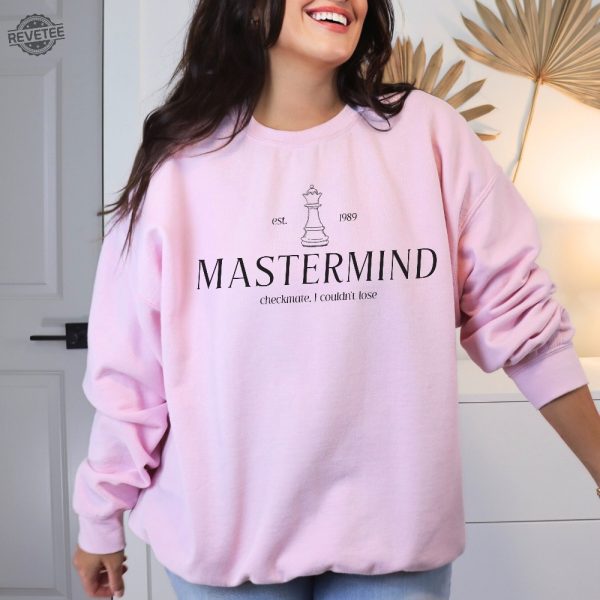 Midnights Era Crewneck Mastermind Lyrics Taylor Sweatshirt Midnights Album Merch Gift For Swift Fan Eras Tour Crewneck Gift For Her revetee 5