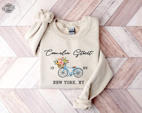 Cornelia Street Sweatshirt Cornelia Street Shirt Bike Floral Sweater New York Vintage Shirt New York Sweater Nyc Shirt revetee 3