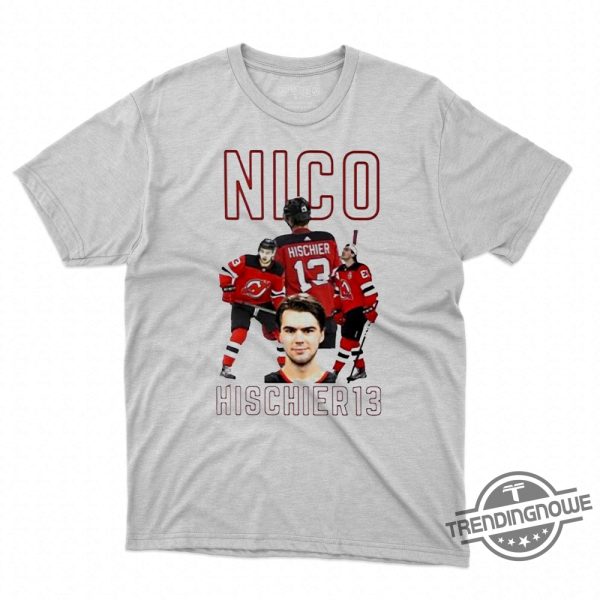 Nico Hischier 13 Jersey Devil Ice Hockey Shirt trendingnowe.com 1