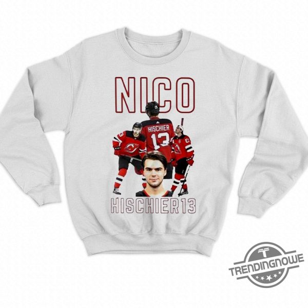 Nico Hischier 13 Jersey Devil Ice Hockey Shirt trendingnowe.com 2