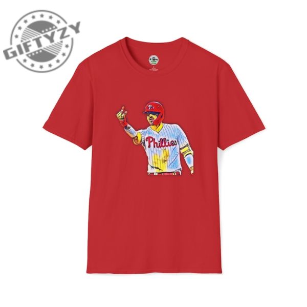Nick Castellanos Ring Finger Shirt American Baseball Sweatshirt Vintage Philadelphia Trending Unisex Tshirt Bryce Harper Shirt giftyzy 1