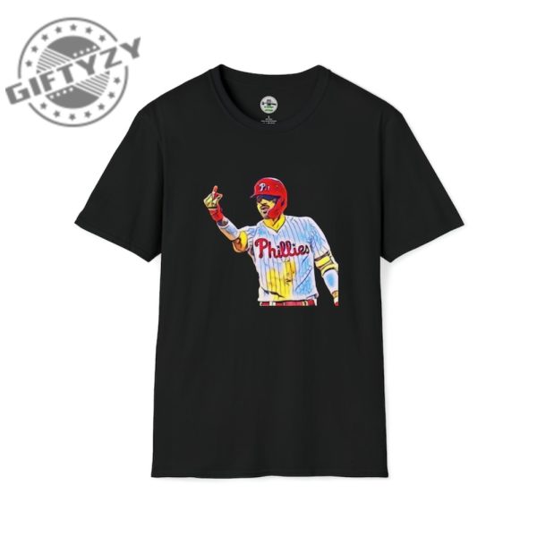 Nick Castellanos Ring Finger Shirt American Baseball Sweatshirt Vintage Philadelphia Trending Unisex Tshirt Bryce Harper Shirt giftyzy 2