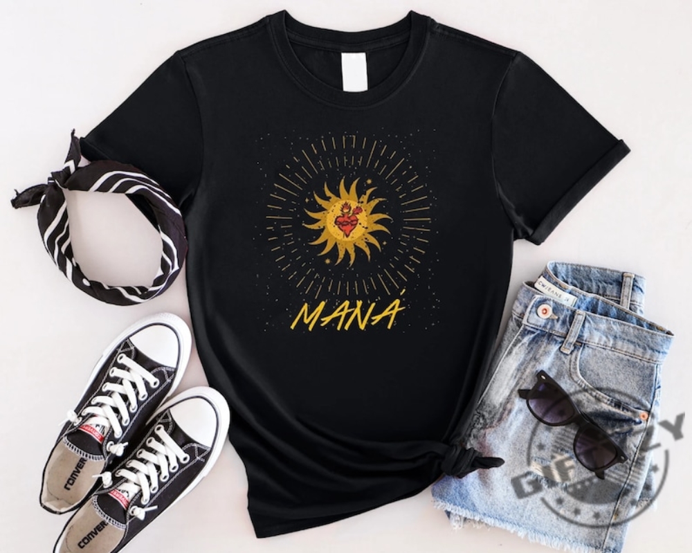 Mana Mexico Lindo Y Querido Tour Shirt Mana Rayando El Sol Logo Tshirt Mana Tour Sweatshirt Retro Mana Concert Hoodie Rock Mexicano Band Shirt