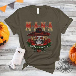 Mana Mexico Lindo Y Querido Shirt Mana Gift For Mana Fans Hoodie Mana Gira De Conciertos 2023 Sweatshirt Camiseta Mana Mexico Lindo Tshirt Mana Concert 2023 Shirt giftyzy 5