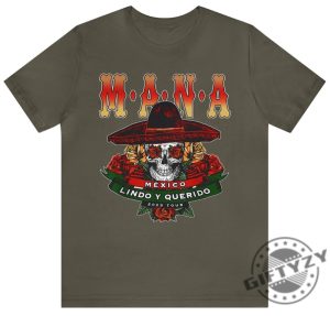 Mana Mexico Lindo Y Querido Shirt Mana Gift For Mana Fans Hoodie Mana Gira De Conciertos 2023 Sweatshirt Camiseta Mana Mexico Lindo Tshirt Mana Concert 2023 Shirt giftyzy 7