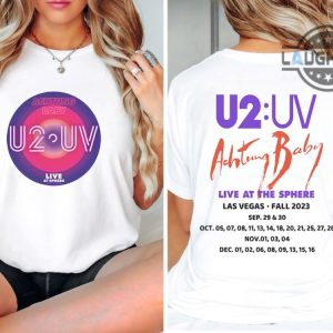 u2 concert shirt sweatshirt hoodie mens womens double sided u2 concert las vegas ultraviolet sphere shirts concierto u2 bono u2 en las vegas mexico 2023 laughinks 2