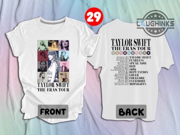 taylor swift concert t shirt sweatshirt hoodie mens womens double sided eras tour reputation red 22 1989 shirts taylor swift city of lover concert gift for swiftie laughinks 4