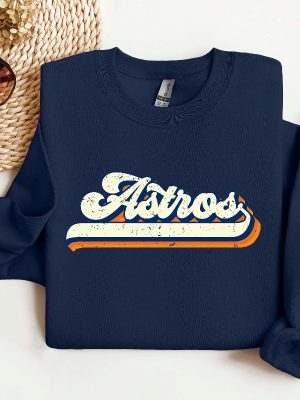 Custom Astros Colors Shirt Houston Unisex Tshirt Space City Womens Shirt Baseball Fans Shirt Houston Baseball Shirt Vintage Shirt revetee 5