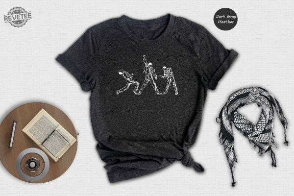 Queen Music Shirt Freddie Mercury Tee Vintage Music Gift We Will Rock You Rock Tshirt Festival Tee Bohemian Rhapsody Queen Band Shirt revetee 3