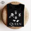 Queen Band Shirt Freddie Mercury Shirt Festival Clothing Rock Band 80S Nostalgia Vintage Style Queen Tee Shirt For Women Men revetee 1