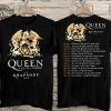 Queen Adam Lambert The Rhapsody Tour 2023 Tshirt Queen Rock Band Tour 2023 Tshirt Queen Band Tshirt Adam Lambert Tour 2023 Shirt revetee 1