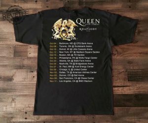 Queen Adam Lambert The Rhapsody Tour 2023 Tshirt Queen Rock Band Tour 2023 Tshirt Queen Band Tshirt Adam Lambert Tour 2023 Shirt revetee 2