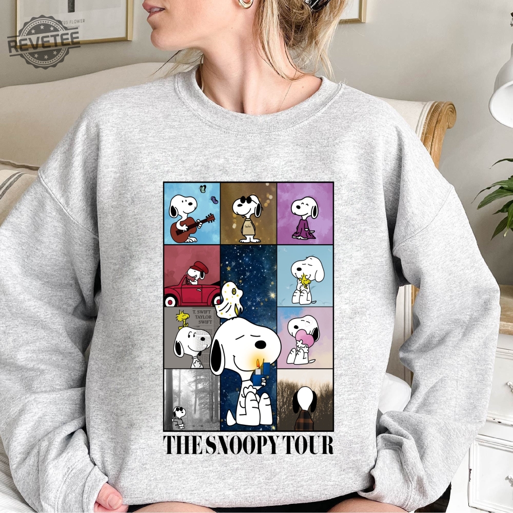 Snoopy Custom Eras Tour Shirt Youth Eras Tour Hoodie Snoopy Charlie Eras Shirt