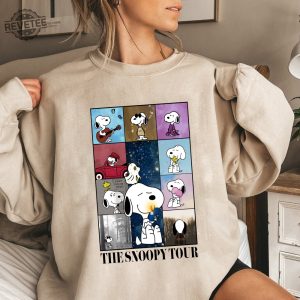 Snoopy Custom Eras Tour Shirt Youth Eras Tour Hoodie Snoopy Charlie Eras Shirt revetee 2