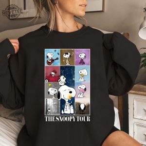 Snoopy Custom Eras Tour Shirt Youth Eras Tour Hoodie Snoopy Charlie Eras Shirt revetee 3