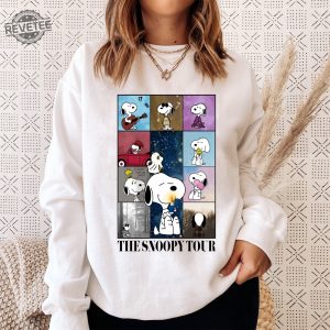 Snoopy Custom Eras Tour Shirt Youth Eras Tour Hoodie Snoopy Charlie Eras Shirt revetee 5