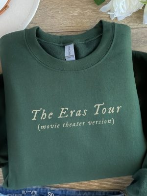 Eras Movie Sweatshirt Eras Tour Movie Outfit Taylor Swiftie Merch Eras Movie Bracelet Taylor And Travis Swiftie Gifts Retro Movie Tee revetee 6