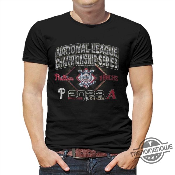 Phillies Shirt Philadelphia Phillies Vs Arizona Diamondbacks 47 2023 Nlcs Matchup Franklin Shirt trendingnowe.com 1