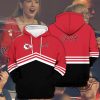 Kansas City Chiefs Taylor Shirt Chiefs Jacket 3D Hoodie Sweatshirt Cosplay Windbreaker Travis Kelce Zip Jacket Taylor Swift Chiefs trendingnowe.com 1