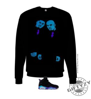 Belly Shirt Match Air Jordan 6 Retro Aqua Trending Sweatshirt Special Tshirt Unisex Hoodie Trendy Shirt giftyzy 1