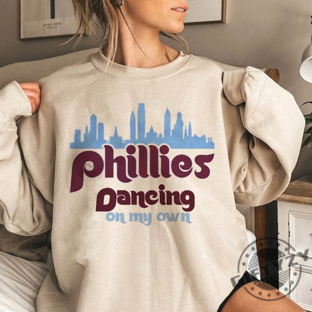 Phillies Take October Shirt Dancing On My Own Phillies Take October 2023 Tshirt Phillies Hoodie Philadelphia Baseball Sweatshirt Red October Phillies Shirt