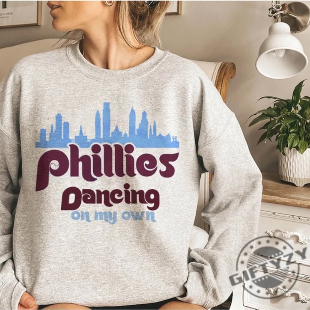 Philadelphia Phillies red October baseball dancing on my own funny