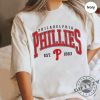 Vintage Phillies Baseball Shirt In October We Wear Red Tshirt Philadelphia Baseball Sweatshirt Kyle Schwarber Hoodie Baseball Jersey Fan Gift giftyzy 2