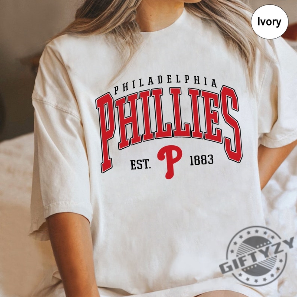 Phillies vintage logo tshirt, Phillies fan tshirt, Philadelphia baseball  tshirt, philly philly shirt