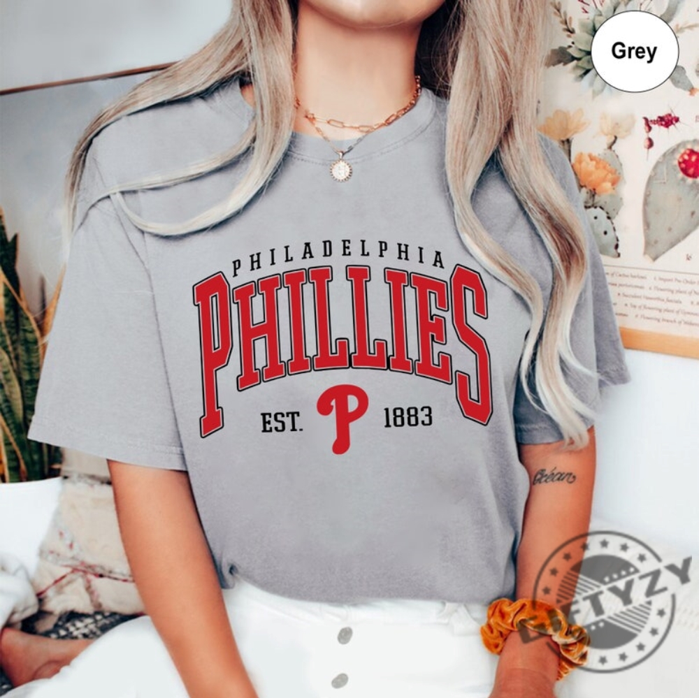 Vintage MLB Team Philadelphia Phillies Est 1883 T Shirt, hoodie