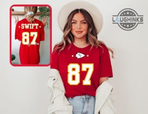 in my chiefs era shirt sweatshirt hoodie taylor swift travis kelce jersey 87 shirts kansas city chiefs tshirt kc chiefs gift for swiftie fan laughinks 1