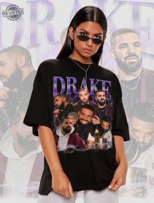 Vintage Drake 90S Shirt Drake Tshirt Drake Graphic Tee Drake Merch Drake Rap Shirt Vintage 90S Bootleg Shirt Drake Tour Shirt revetee 2