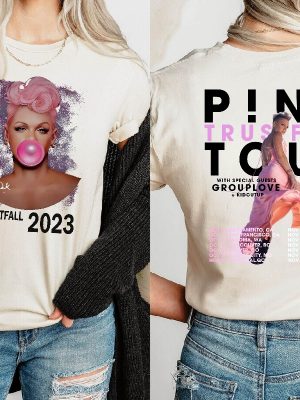 Pnk Summer Carnival 2023 Trustfall Album Tee Pink Singer Tour Music Festival Shirt Concert Apparel Tour Shirt Pink Music Clothing revetee 2