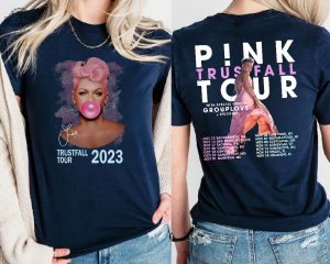 Pnk Summer Carnival 2023 Trustfall Album Tee Pink Singer Tour Music Festival Shirt Concert Apparel Tour Shirt Pink Music Clothing revetee 3