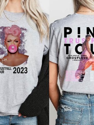 Pnk Summer Carnival 2023 Trustfall Album Tee Pink Singer Tour Music Festival Shirt Concert Apparel Tour Shirt Pink Music Clothing revetee 4