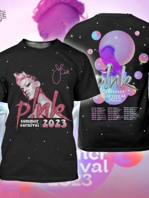 Pnk Summer Carnival 2023 Trustfall Album Tee Pink Singer Tour Music Festival Shirt Concert Apparel Tour Shirt Pink Music Clothing revetee 2 1