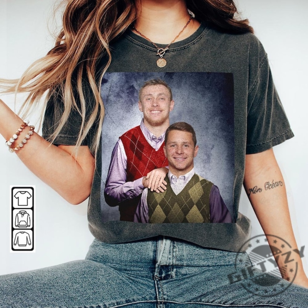 Brock Purdy George Kittle San Francisco Football Shirt 49Er Step Bros Sweatshirt Funny Unisex Tshirt Football 90S Fan Gift Shirt